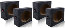 Load image into Gallery viewer, 2 Pair MK Audio 6&quot;x9&quot; Square MDF Speaker Box with Black Carpet &amp; Terminal Cups for Car &amp; Home