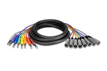 Charger l&#39;image dans la galerie, Hosa STX-802M Balanced Snake, 1/4 in TRS to XLR3M, 2 m