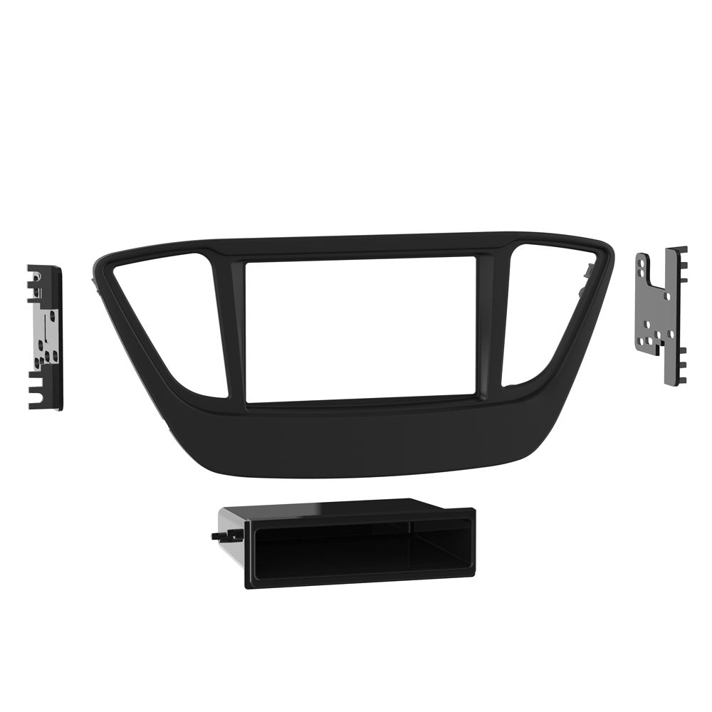 Metra 99-7393B Single-DIN Car Stereo Dash Kit - Compatible Fits for Hyundai Accent 2018-2022