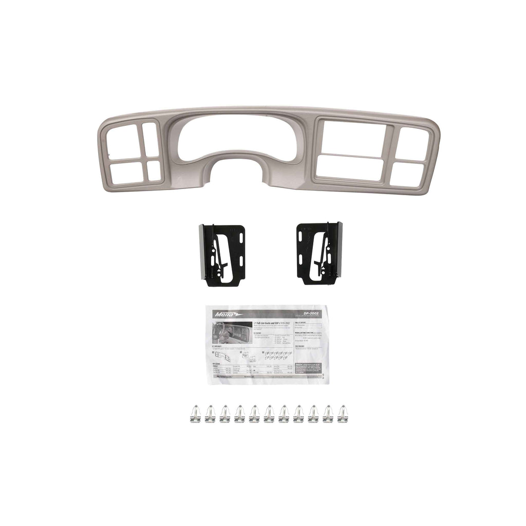 Metra DP-3002PWT Double DIN Stereo Dash Kit - Compatible Fits for GM Full-Sized Trucks and SUVs 1999-2002