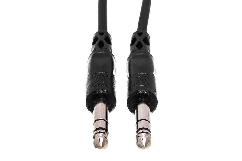 Hosa CSS-115 Balanced Interconnect Cable, 1/4 in TRS to Same - 15 Feet