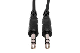Hosa CSS-115 Balanced Interconnect Cable, 1/4 in TRS to Same - 15 Feet