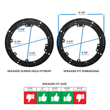 Load image into Gallery viewer, Metra 82-7303 Speaker Adapters 6 to 6 3/4" Compatible Fits Kia 2014-Up