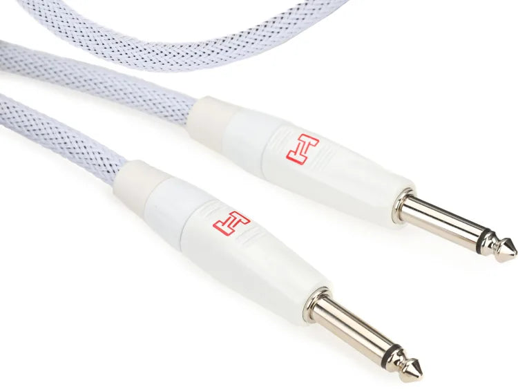 Hosa Pro HGTR-015LE Limited-edition Guitar Cable - White, 15 feet