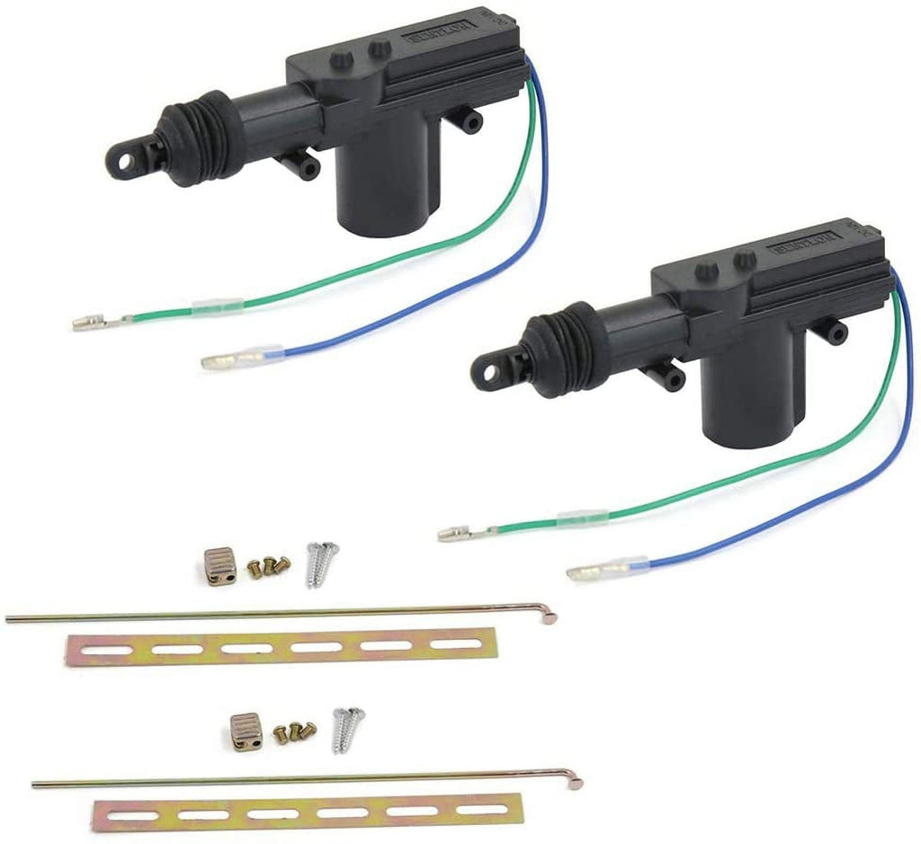 American Terminal 2PCS Universal 2 Wires 12V Car Auto Motor Heavy Duty Power Door Lock Actuator
