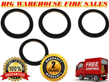 Load image into Gallery viewer, 4 12" Black Carpeted MDF Car Stereo Speaker Woofer Subwoofer Sub Ring Spacer
