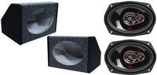 Charger l'image dans la galerie, Cerwin Vega H7693 6x9" 3-Way Speakers + BG Angled Wedge Enclosure Box