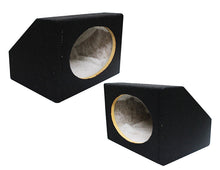 Charger l&#39;image dans la galerie, Absolute 6 1/2&quot; Angled/Wedge Single Speaker Enclosure box pair 6.5&quot; speaker box