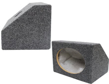 Charger l&#39;image dans la galerie, 2 NEW Absolute MDF Angled Style 6&quot;x9&quot; Gray Car Audio Speaker Box Enclosures