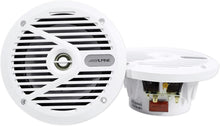 Load image into Gallery viewer, Alpine SPS-M601W 6.5” Coaxial 2-Way Marine Speaker with White Grilles
