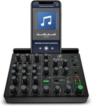 Load image into Gallery viewer, Mackie MobileMix 8-Channel USB-Powerable Mixer for Streaming and Recording with Smartphones and DSLR Cameras, Live Streaming with Instruments, Microphones, Bluetooth