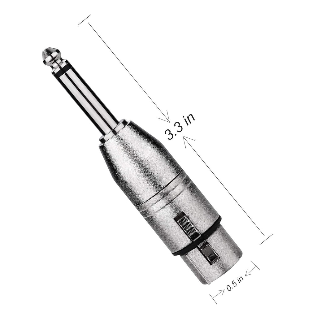 MR DJ XFTRS 1/4" TRS to Balanced XLR Female Adapter