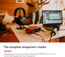 Load image into Gallery viewer, Focusrite Scarlett Solo Studio USB Audio Interface &amp; Recording Bundle