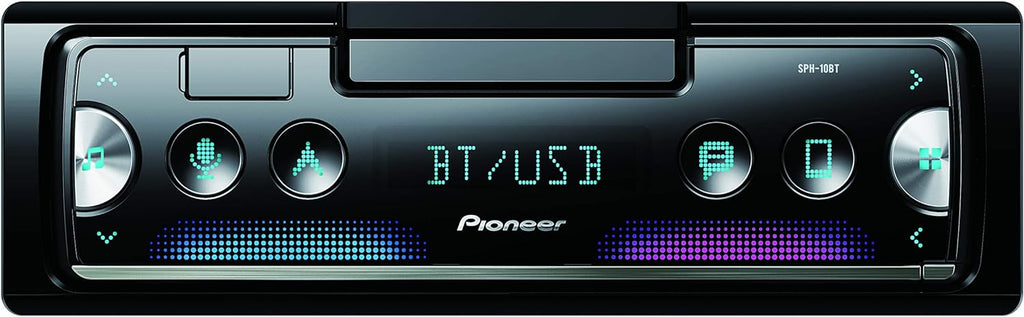 Pioneer SPH-10BT Single-Din In-Dash Mechless Smart Sync Receiver with Bluetooth