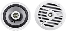 Load image into Gallery viewer, Alpine SPS-M601W 6.5” Coaxial 2-Way Marine Speaker with White Grilles