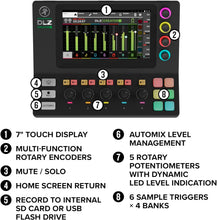 Load image into Gallery viewer, Mackie DLZ Creator XS Adaptive Digital Mixer for Podcasting, Streaming and YouTube with User Modes, Mix Agent Technology, Auto Mix, Onyx80 Mic Preamps