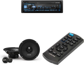 Alpine UTE-73BT Multimedia Receiver + RUE-4360 Remote + DM-65C-G 6.5