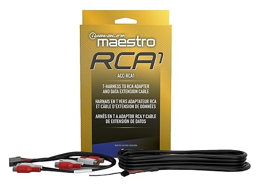 iDatalink Maestro ACC-RCA1 Amplifier Interface - Amplifier Replacement Harness RCA Adapter