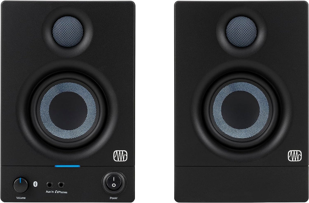 PreSonus Eris 5BT Bluetooth Studio Monitors, Pair — 5" Powered, Active Monitor Speakers for Near Field Music Production, Audio Mixing & Recording