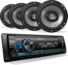 Charger l&#39;image dans la galerie, Pioneer DEH-S4220BT 1-DIN Bluetooth Car Stereo CD Player &amp; 2 Pioneer 6.5&quot; Speakers