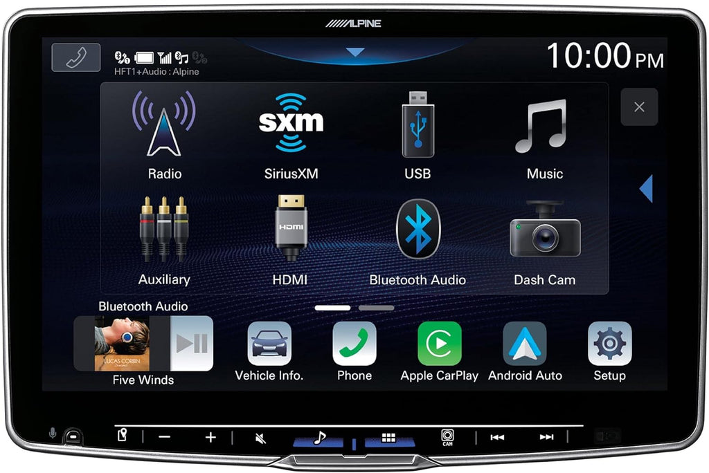 Alpine ILX-F511 11" Receiver, SXE-1726S 6.5", SXE-6926S 6x9, KTA-450 Power Pack