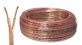 American Terminal 16 Gauge 500 Feet Speaker Wire Cable with Flex Clear PVC Sheathing Ideal for Home Theater Speakers, Marin, and Car Speakers Installation