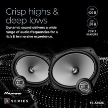 Load image into Gallery viewer, Pioneer TS-A692C A-Series 6"x9" Component Speaker System