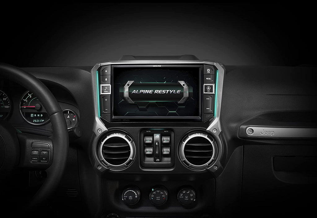 Alpine Electronics i509-WRA-JK 9” Weather-Resistant Multimedia Receiver for The 2011 – 2018 Jeep Wrangler