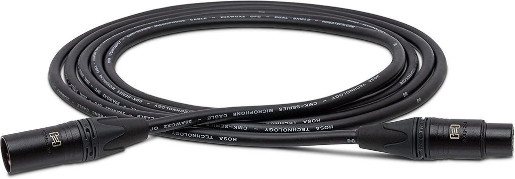 Hosa CMK-075AU Neutrik XLR3F to XLR3M Edge Microphone Cable, 75 feet