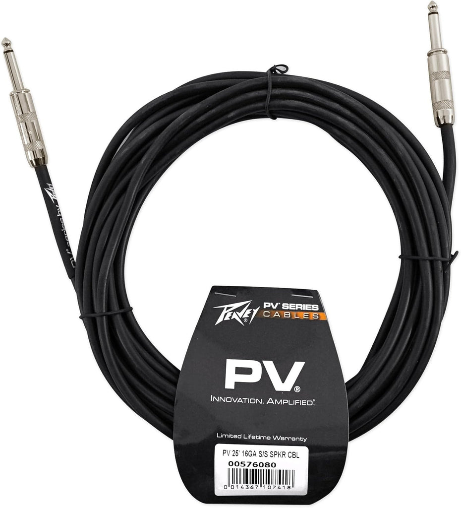 Peavey IPR 2 2000 2-Channel Lightweight 2000W Power Amplifier + 2 PV25 Speaker Cable