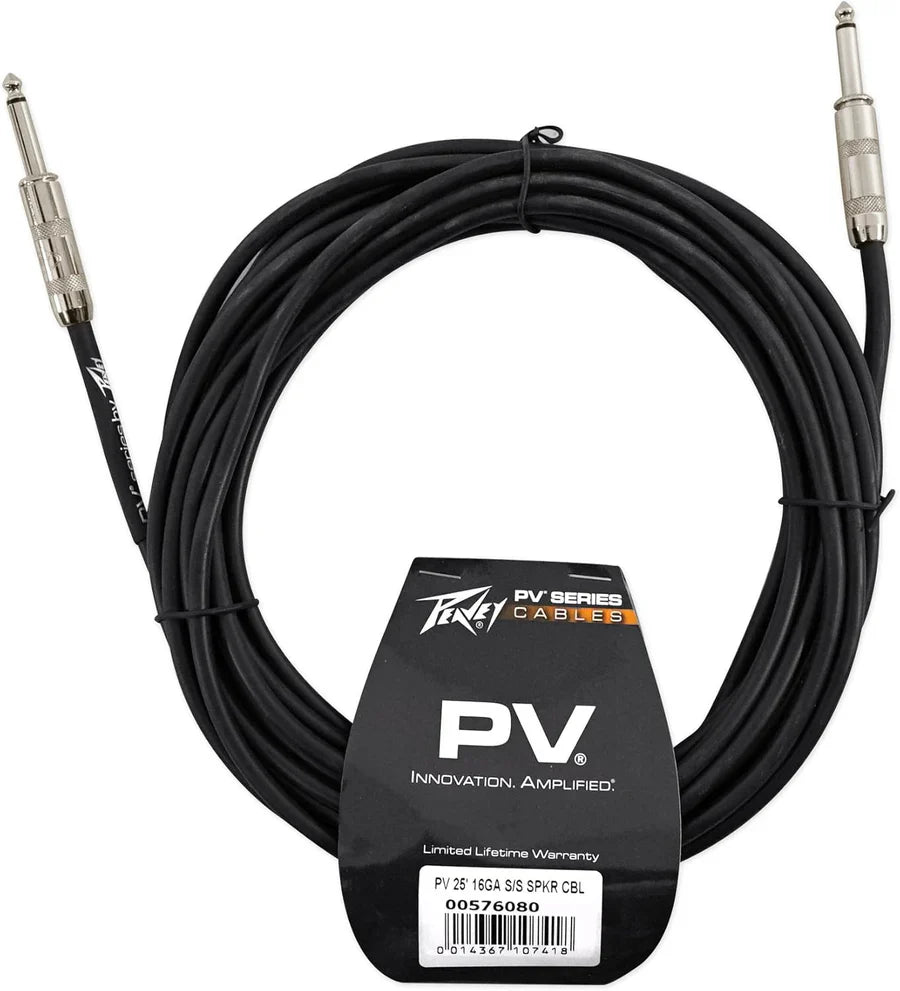 Peavey IPR 2 3000 2-Channel Lightweight 3000W Power Amplifier +PVI100XLR Mic+2 Speaker Cables