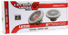Charger l'image dans la galerie, Cerwin Vega VM8 8" 75W RMS 2-Way Marine Coaxial Speakers