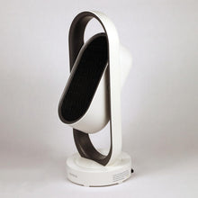 Load image into Gallery viewer, 2-in-1 PTC Ceramic Heater &amp; Fan Remote 3 Modes Safety Grid White