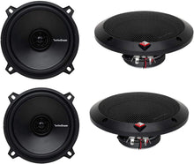 Charger l&#39;image dans la galerie, 2 Pairs of Rockford Fosgate Prime R1525X2 160W Peak (80W RMS) 5-1/4&quot; 2-Way Prime Series Coaxial Car Speakers - 4 Speakers + 100FT Speaker Wire + Free Phone Holder