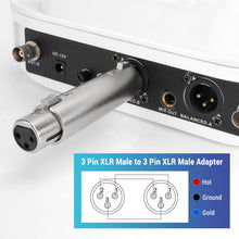 Load image into Gallery viewer, MR DJ AXLRFF-2 3-Pin XLR Female to 3-Pin XLR Female Audio Microphone Cable Extension Adapter Connector 2-Pack