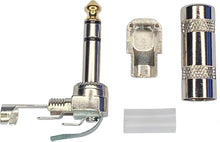 Load image into Gallery viewer, MR DJ QAM10 10-Piece 1/4" Right-Angle Stereo Male Audio Plug Connectors