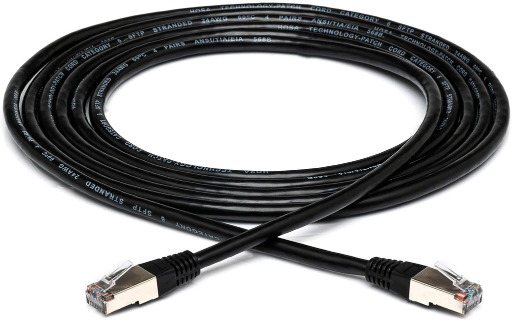 Hosa CAT-610BK Cat 6 Ethernet Cable - 10 Foot