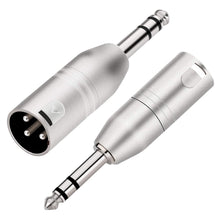 Charger l&#39;image dans la galerie, MR DJ XMTRS-2 1/4&quot; TRS to Balanced XLR Male Adapter 2-Pack
