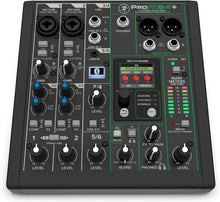 Charger l&#39;image dans la galerie, Mackie ProFX6v3+ Series 6-Channel Analog Mixer for Studio-Quality Recording and Live Streaming With Enhanced FX, USB Recording Modes and Bluetooth