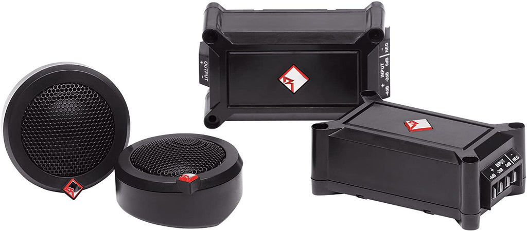 4 New Rockford Fosgate P1T-S 1" 240 Watt Dome Car Audio Stereo Tweeter Systems