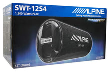 Charger l'image dans la galerie, Alpine SWT-12S4 1500W 12" Bass Reflex Sealed Subwoofer Tube Enclosure