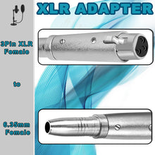Charger l'image dans la galerie, 2 MR DJ QTXLRF1 XLR Female to 1/4" Stereo Female Adapter Converter Gender Audio Coupler
