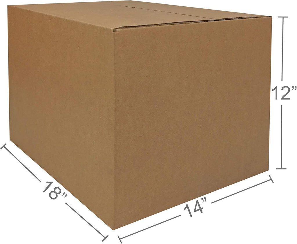 BM Paper  Medium Moving Boxes 18 x14 x 12 Inches , Bundle of 20 Boxes