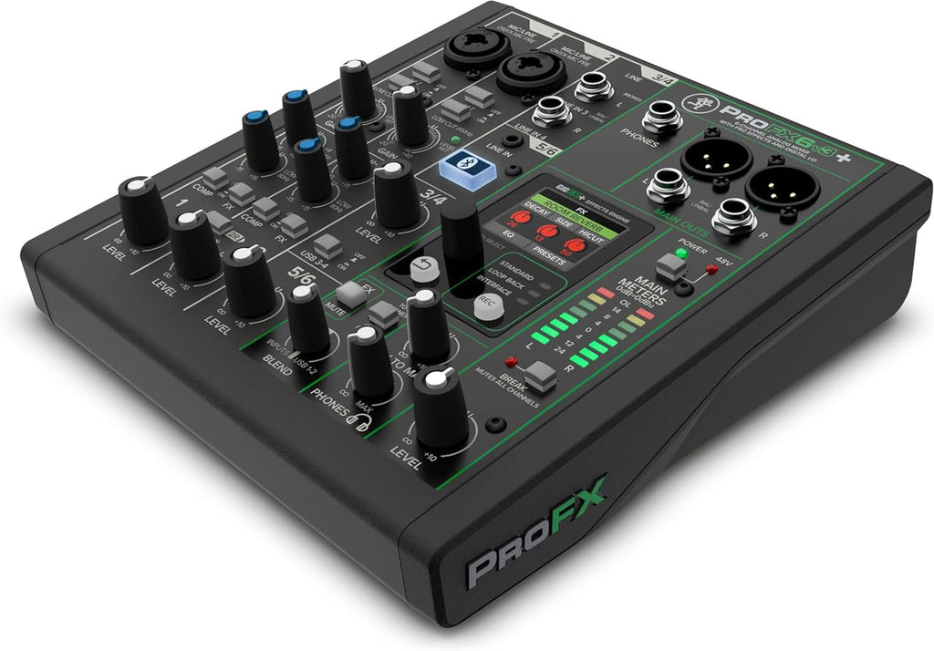 Mackie ProFXv3 6-Channel Professional Effects Mixer with USB + Software