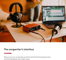 Load image into Gallery viewer, Focusrite SCARLETT SOLO 4th Gen 192kHz USB Audio Interface