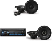 Charger l&#39;image dans la galerie, Alpine UTE-73BT  Media Receiver with Bluetooth w/EL-E65C-G 6.5&quot; Component &amp; EL-E65-G Coaxial Speaker Set