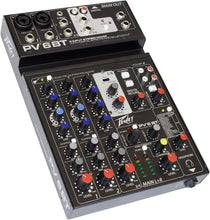 Load image into Gallery viewer, Peavey PV 6 BT 6 Channel Compact Mixing Mixer Console with Bluetooth + Certified Headphones