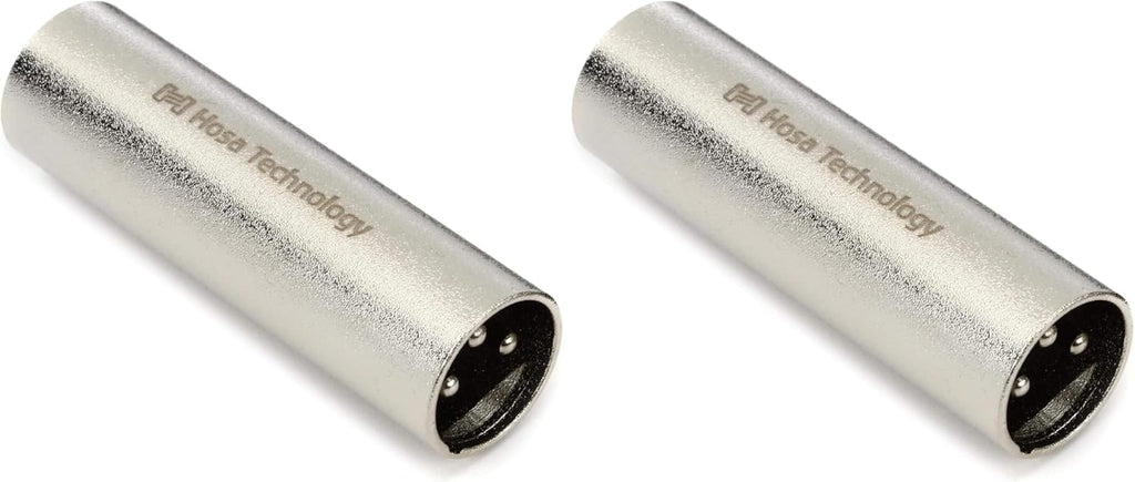 2 Hosa GXX-144 XLR Male to XLR Male Coupler