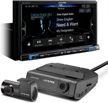 Load image into Gallery viewer, Alpine INE-W987 Digital Media Navigation Receiver DVR-C320R Windshield Mount Dashcam