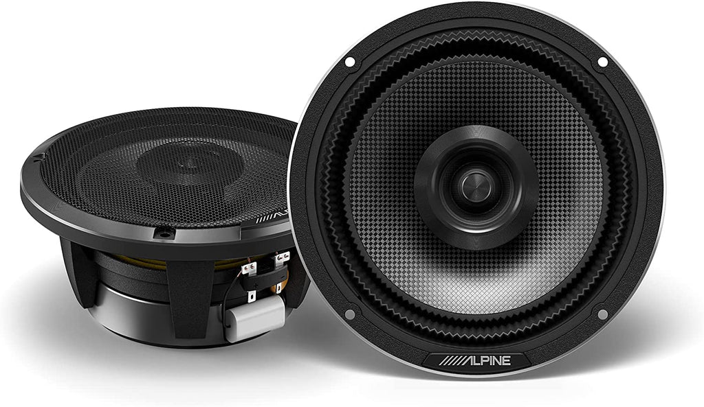 2 Alpine HDZ-65 600W Status Hi-Res 6.5” (16.5cm) 2-way Coaxial Speakers